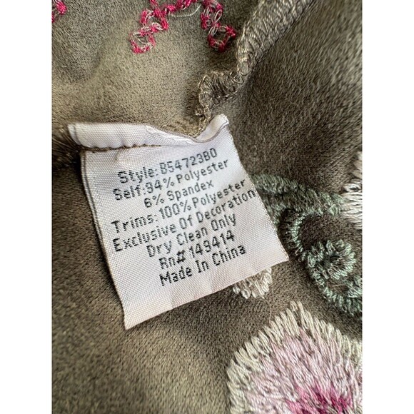 Johnny Was Biya XS JWLA Workshop Claudette Metallic Sweater Hooded Jacket $458 - Picture 16 of 16